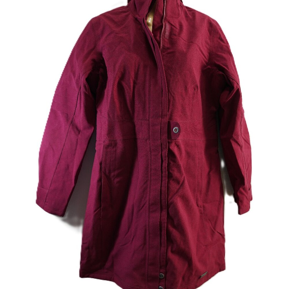 Merrell burgundy opti shell coat size M